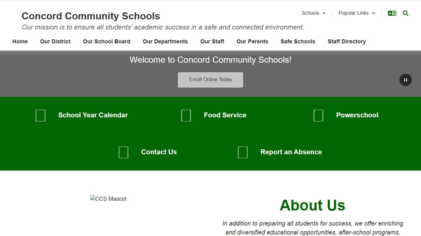 Concord Community Schools - Home